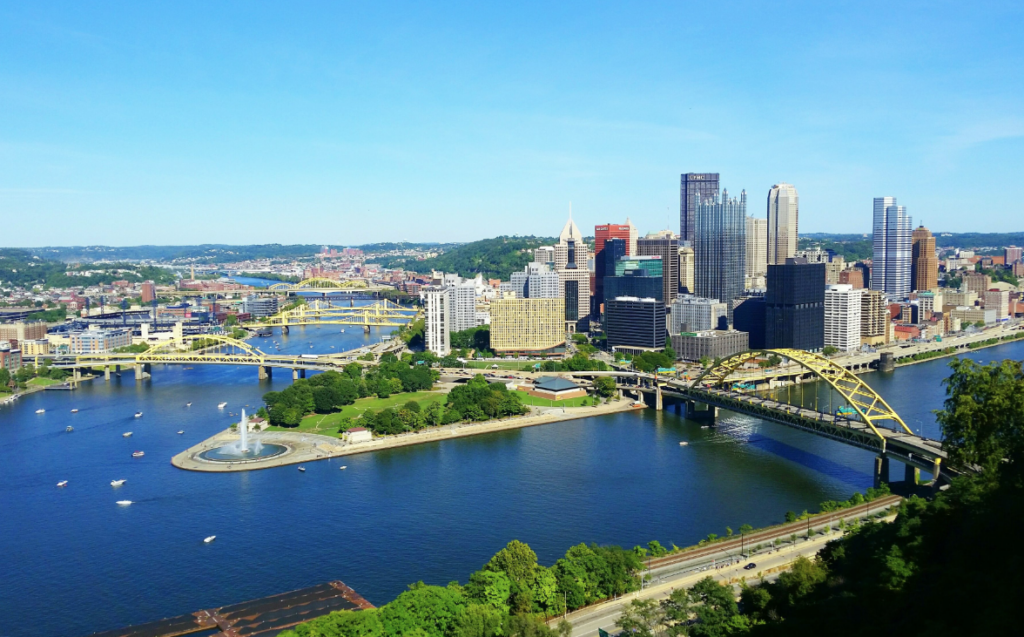 A picture of Pittsburgh where Steel City: AI Innovators reside.